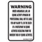 Signmission Safety Sign, 12 in Height, Aluminum, 18 in Length, 25177 A-1218-25177 - alternate 1